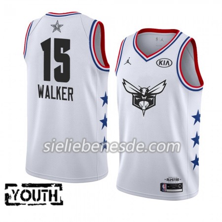 Kinder NBA Charlotte Hornets Trikot Kemba Walker 15 2019 All-Star Jordan Brand Weiß Swingman
